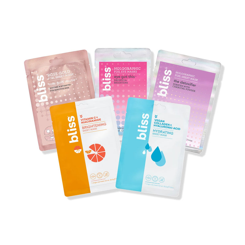 Bliss Sheet & Greet Mask Starter Kit 