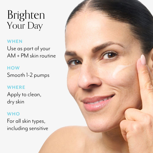 Bright idea Vitamin C + Tri-Peptide Moisturizer Instructions