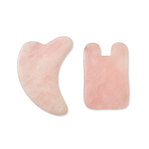 Bliss Rose Gold Rescue Rose Quartz Gua Sha