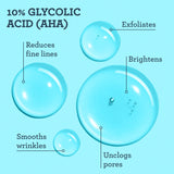 Bliss That's Incredi-peel Glycolic Acid Pads reduce fine lines, exfoliate, brighten, smooth wrinkles, and unclogs pores