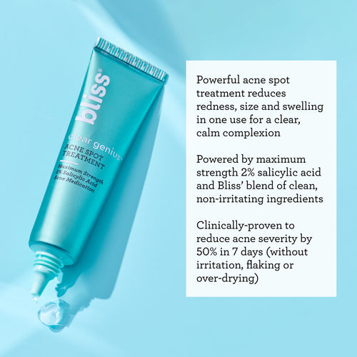 Bliss Clear Genius Spot Treatment  key benefits