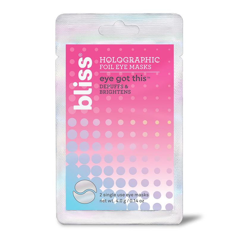 Bliss Eye Got This Holographic Foil Masks