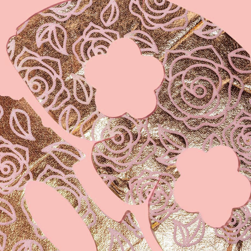 Bliss Rose Gold Foil Mask